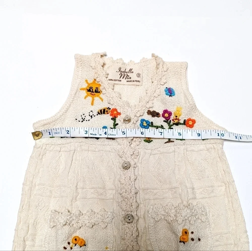 Isabella Mia Knit Dress Made in Peru size 0 (9-12 Mos)
